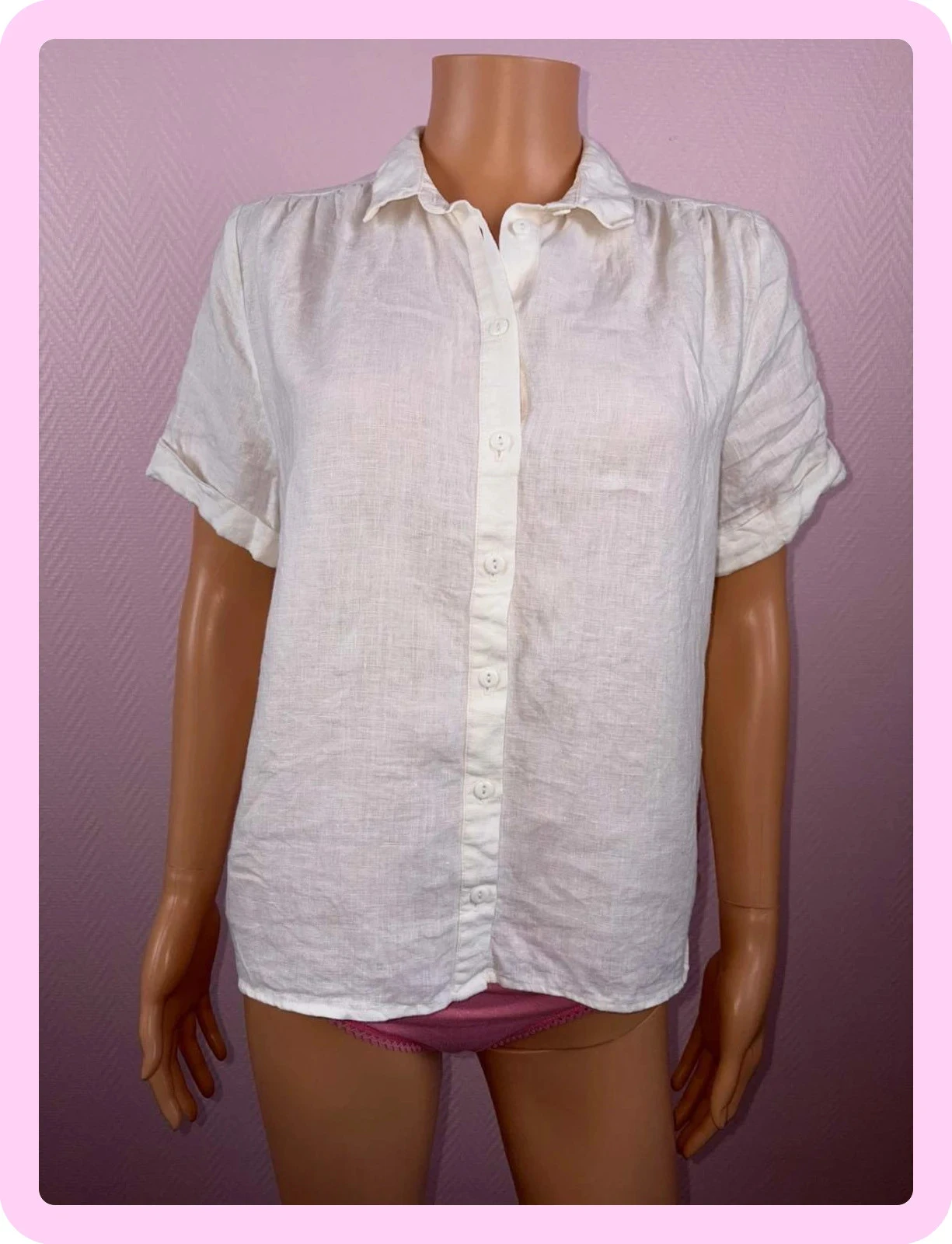Camisa de lino mujer Des Petits Hauts talla 1 – photo 2
